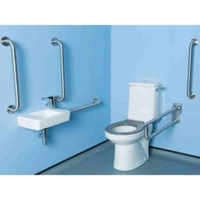 Image of Twyford Doc M Super Pack in Stainless Steel Right Hand