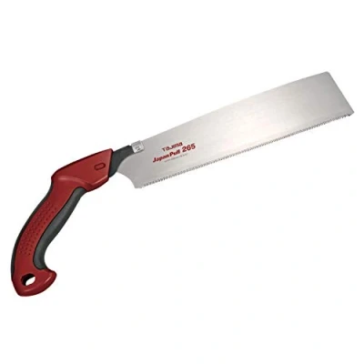 Image of Tajima JPR265A &quot;Aluminist&quot; Precision Pull Stroke Saw, Black/Silver, 265 mm