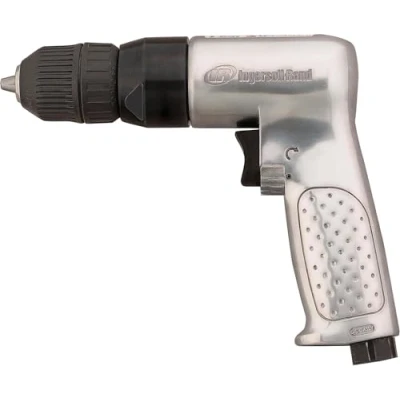 Image of Ingersoll Rand Air Drill 7802RAKC, Heavy Duty with 3/8&quot; (10 mm) Keyless Chuck, Power Machine, Comfort