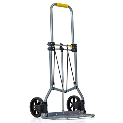 Image of Zero Hand Truck Sack Barrow Platform Trolley Puncture Proof Tyres Telescopic Handle 90KG 160KG (90KG)