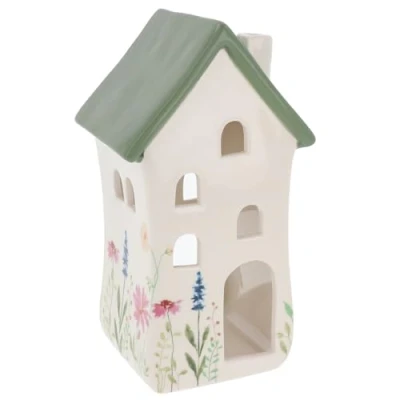 Image of Meadow House Tealight Collection (Teal, Tall)