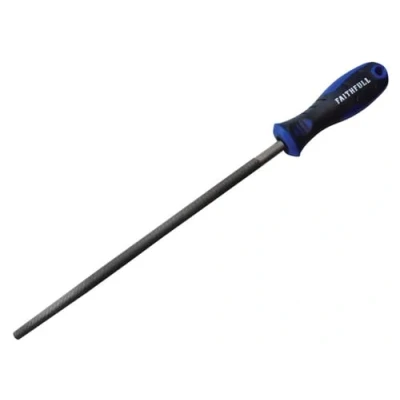 Image of Faithfull FAIFIRSC10 Engineers File Round Second Cut 250mm (10in)
