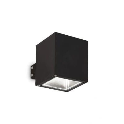 Image of Snif Square 1 Light Outdoor Up Down Wall Black, Putty IP44, G9