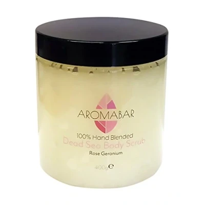 Image of Rose Geranium Dead Sea Body Scrub 400g