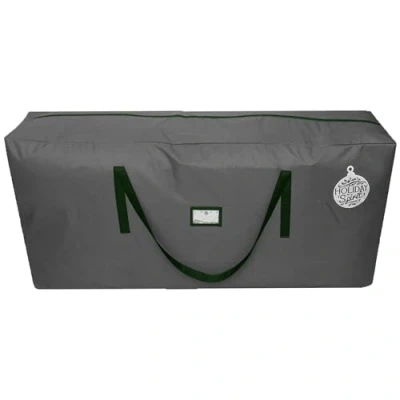 Image of HOLIDAY SPIRIT Christmas Tree Bags Storage 9 ft Heavy Duty Bag with Durable Reinforced Handles &amp; Zipper, Waterproof Protects from Moisture Dust (Fits a 9ft Tree, Charcoal)