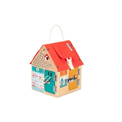 Image of LILLIPUTIENS Grendelhuis Playhouse, Wood, One Size, Animal Theme, Suitable for ages 3+, 15 x 20 cm