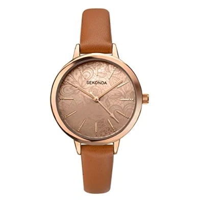 Image of Sekonda Ladies Brown Watch 40308