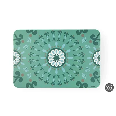 Image of Excelsa Set of 6 Placemats, Polypropylene, lightblue, 43 x 29 cm