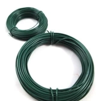 Image of Toolzone 2 Piece Green Coated Garden Wire Set