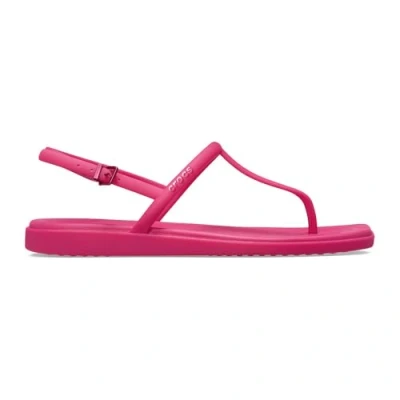 Image of Crocs Women&#039;s Miami Thong Flip Flop, Dragon Fruit, 3 UK
