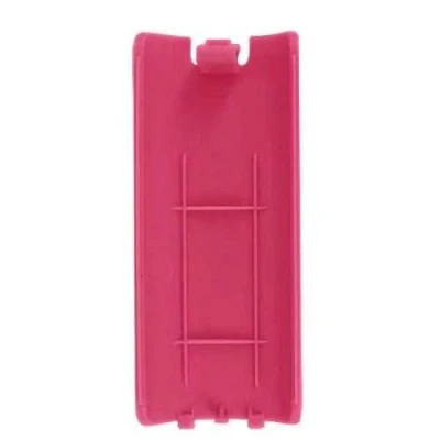 Image of 2 Pack of Replacement Battery Back Door Cover Shell for Nintendo Wii Remote Controller (Pink)
