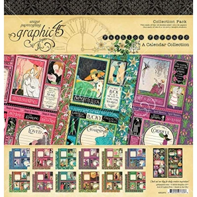 Image of GRAPHIC 45 FRWD Collect 12X12 Pack, Fashion Forward, Large