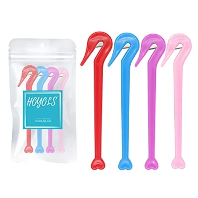 Image of HOYOLS Hair Elastic Cutter Bands Remover, Ponytail Tool Rubber Band Ties Remover Cutting 4 pcs