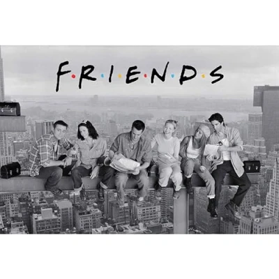 Image of ABYSTYLE Friends Logo 61 x 91.5cm Maxi Poster