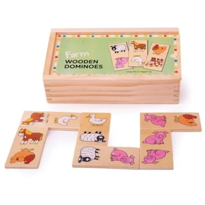 Image of Bigjigs Toys Farm Dominoes