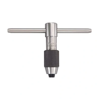 Image of Starrett 93B T Handle Tap Wrench, 7/32&quot; 7/16&quot; Size, 5/32&quot; 1/4&quot; Square Shank Diameter, 2 1/2&quot; Body Length