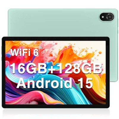 Image of DOOGEE U10 2025 Newest Android 15 10&quot; Tablet 16GB RAM+128GB ROM 1TB TF, Bluetooth 5.0 WIFI 6 Tablets, Tablets 1280x800 HD IPS Screen, OTG, Type C, 3.5mm Headphone Jack, PC Green