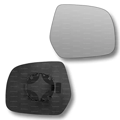 Image of Less4spares Replacement Wing Mirror Glass Right Compatible with Ford Ranger 2006 2011 CLIP ON Driver Off side Convex