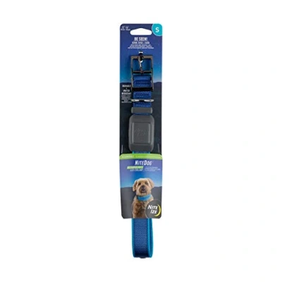 Image of Nitedog LED Rechargeable Collar Blu