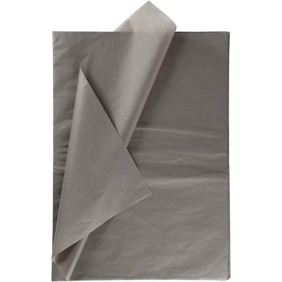 Image of CREATIV 20815 Tissue Paper, sheet 50x70 cm, 14 g, grey, 25sheets