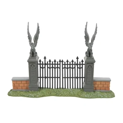 Image of Harry Potter Village By D56 Hogwarts Gate Figurine