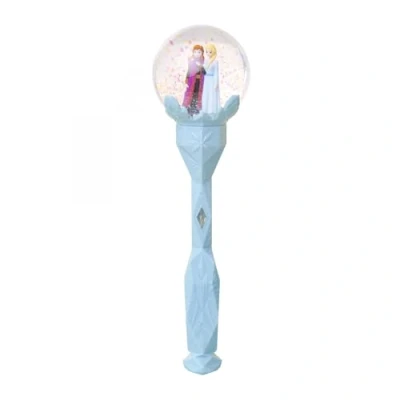 Image of Frozen 2 Sisters Musical Snow Wand: A Magical Costume Prop Sceptre that Plays &quot;Into The Unknown&quot; Ideal for Girls Accessory, Role Play, Dress Up, or Halloween Party