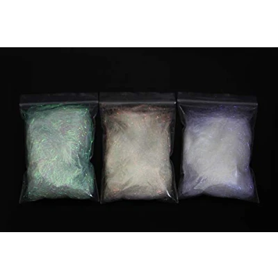 Image of Tigofly 3 packs/lot Dubbing UV Ice Dub 4g/pack Thread Holographic Fibers Wing Trout Nymph Fly Tying Materials