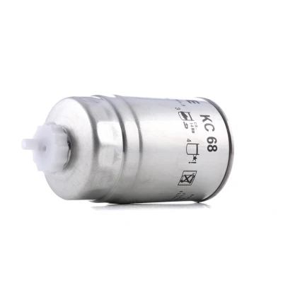 Image of 6439306, 6439307, 90016800, 90486908, 93183042 Fuel Filter MAHLE ORIGINAL KC 68 Spin on VAUXHALL: Corsa Mk1, Vectra Mk1 Saloon, CC