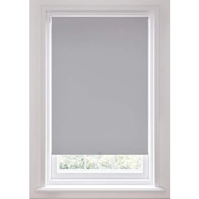 Image of Swish Cordless Blackout Roller Blind, Dove Grey, W90 Cm x D170