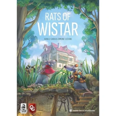 Image of Capstone Games: Rats of Wistar Building &amp; Worker Placement Board Game, Play As Rats, Explore Escape Invent, Ages 14+, 1 4 Players, 90 Minutes