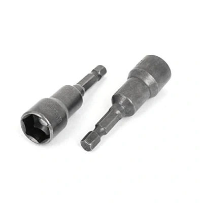 Image of Sourcingmap 1/4 inch Shank 13mm Hex Socket Driver Bit Nuts Magnetic Setter 2 Pcs
