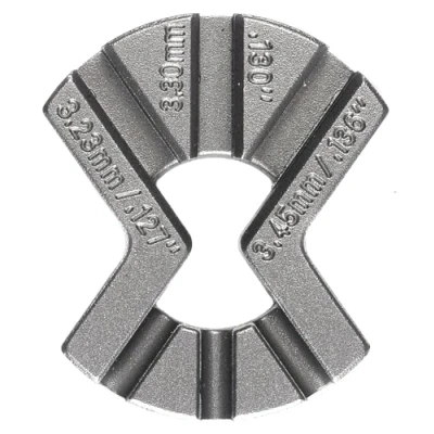 Image of Cyclo Outdoor and Sports Spoke Triple Key Silver 3 45 23mm, Silver, 3.45 3.3 3.23mm UK