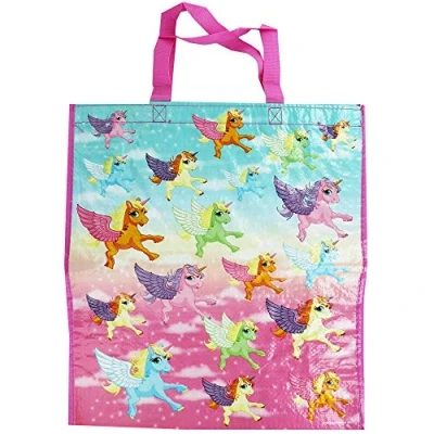 Image of PMS 622023 Shopping Bag Unicorn Fantasia Design 1 Pc, Pink