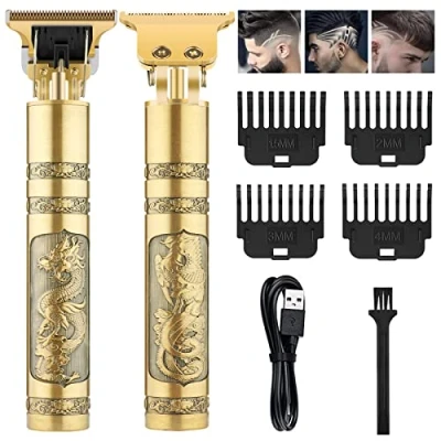 Image of Hair Clippers Men, T Blade Shavers for Men Electric Beard Trimmer Mens Cordless Clipper USB Rechargeable Grooming Kit Gift