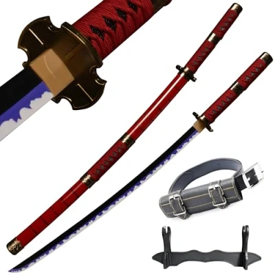 Image of LQZJG Anime cosplay sword, Roronoa Zoro Sandai Kitetsu 103cm/40 inches