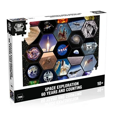 Image of Winning Moves Nasa 1000 Piece Jigsaw puzzle Game English Edition, together Nasa&#039;s most incredible achievements, A for both adults and children aged 10 plus