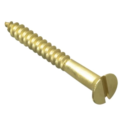 Image of ForgePack Wood Screws Solid Brass 1 1/2&quot; x 8 Pack 10