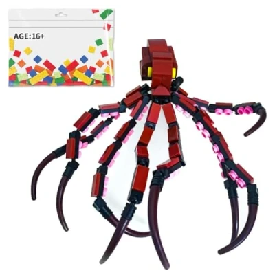 Image of KAROON Giant Octopus Model Building Kit, MOC Series Blocks Set, Creative Ornament