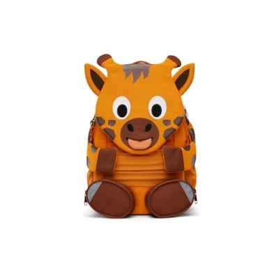 Image of Affenzahn Unisex Children&#039;s Giraffe Small Nursery Backpacks, Orange, standard size, Modern