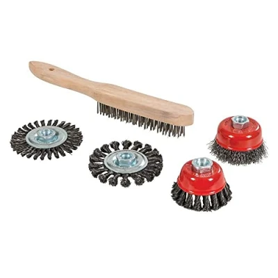 Image of Silverline Wire Brush, Cup &amp; Twist Knot Wheel Set 5pce