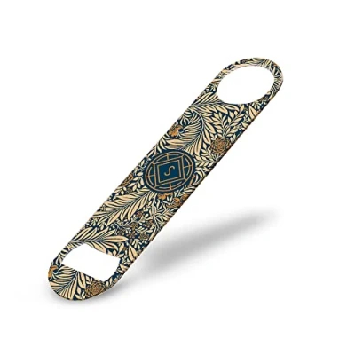 Image of Intense Personalised Monogram Bar Blade Steel Bottle Opener Professional Flair Cocktail Tool