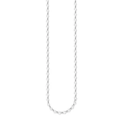 Image of Thomas Sabo Unisex Charm Necklace Anchor Chain Club 925 Sterling Silver X0002 001 12