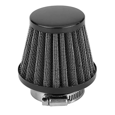 Image of Aramox 38mm Air Filter Intake Induction Kit with Clamp for Off road Motorcycle ATV Quad Dirt Pit Bike (Black)