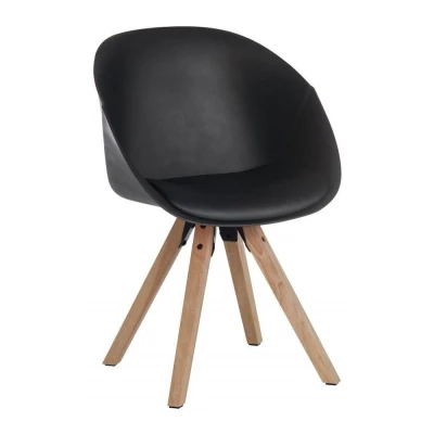 Image of Teknik Pyramid Padded Tub Chair Black PK2