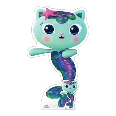 Image of Star Cutouts SC4275 MerCat Gabby&#039;s Dollhouse Mini Cardboard Cut Out Figures for Birthdays, Parties &amp; Gifts