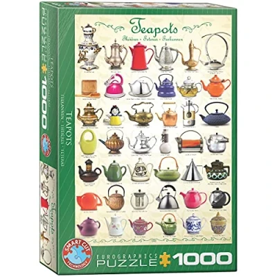 Image of Eurographics 6000 0599 Teapots Puzzle, Various, 48 x 68 cm