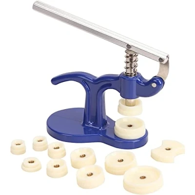 Image of Watch Tool Press Closer Repair with 12 Pressure Plates Plastic Inserts