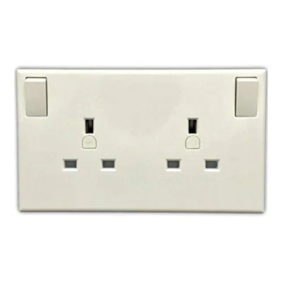 Image of 1 Gang To 2 13A Converter Socket Single Twin / Double