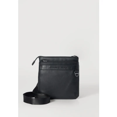 Image of Armani Exchange Men Tulum Messenger Bag, Black, One Size