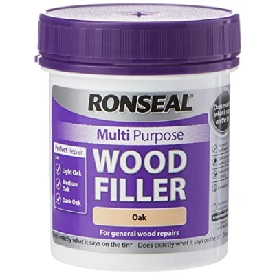 Image of Ronseal MPWFO250G 250 g Multi Purpose Wood Filler Tub Oak